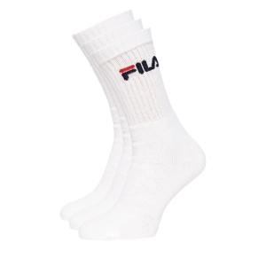 Ponožky - FILA-F9505 SOCKS 3-PACK 300-White Biela 35/38