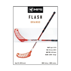 Florbalová hokejka - MPS-FLASH Orange JR L Oranžová 85 cm Ľavá 2020 3