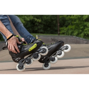 Kolieskové korčule - FILA SKATES-NRK FUN BLACK/YELLOW/MAGENTA Čierna 37,5 2020 1