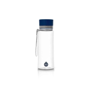 Fľaša - EQUA-Plain Blue, 600 ml Biela 0,6L