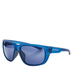 Športové okuliare - BLIZZARD-Sun glasses PCS707120, rubber trans. dark blue, 65-18-140 Modrá 65-18-140