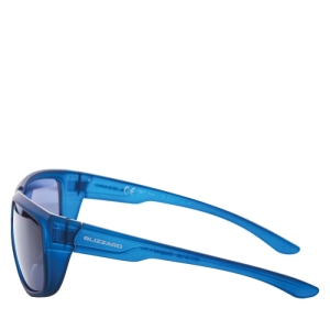 Športové okuliare - BLIZZARD-Sun glasses PCS707120, rubber trans. dark blue, 65-18-140 Modrá 65-18-140 2