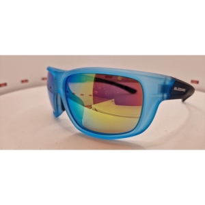 Športové okuliare - BLIZZARD-Sun glasses PCS708120, rubber trans. light blue , 75-18-140 Modrá 75-18-140 3
