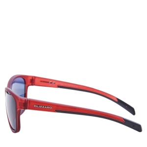 Športové okuliare - BLIZZARD-Sun glasses PCSF702140, rubber trans. dark red, 65-16-135 Červená 65-16-135 2