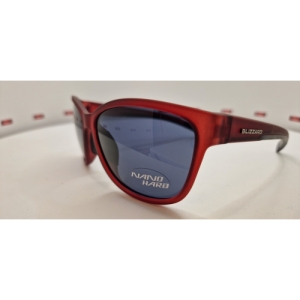 Športové okuliare - BLIZZARD-Sun glasses PCSF702140, rubber trans. dark red, 65-16-135 Červená 65-16-135 3