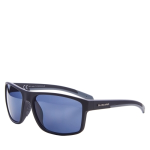 Športové okuliare - BLIZZARD-Sun glasses PCSF703110, rubber black, 66-17-140 Čierna 66-17-140