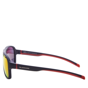 Športové okuliare - BLIZZARD-Sun glasses PCSF705110, rubber black, 65-16-135 Zelená 65-16-135 2
