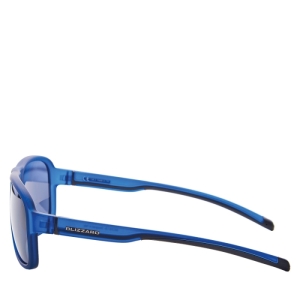 Športové okuliare - BLIZZARD-Sun glasses PCSF705140, rubber trans. dark blue , 65-16-135 Modrá 65-16-135 2