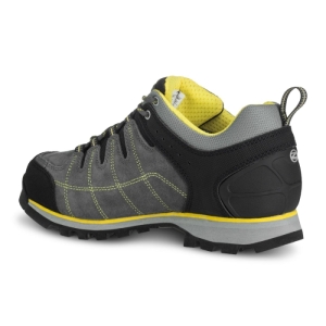 Pánska turistická obuv nízka - TREZETA-HURRICANE EVO LOW WP GREY-YELL Šedá 42,5 2