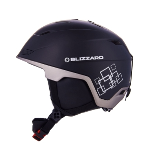 Lyžiarska prilba - BLIZZARD-Double ski helmet, black matt/gun metal/silver squares Čierna 56/59 cm 20/21 2