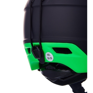 Lyžiarska prilba - BLIZZARD-Double ski helmet, black matt/neon green, big logo Čierna 60/63 cm 20/21 4