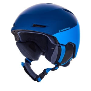 Juniorská lyžiarska prilba - BLIZZARD-Viper ski helmet junior, dark blue matt/bright blue matt Modrá 48/54 cm 20/21