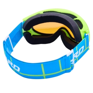 Lyžiarske okuliare - BLIZZARD-Ski Gog. 905 MDAVZFO, neon green matt, amber2-3, blue mirror Zelená UNI 3