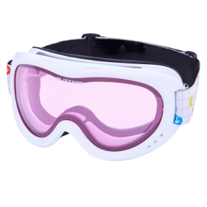 Lyžiarske okuliare - BLIZZARD-Ski Gog. 907 DAO, white shiny, rosa1 Biela UNI