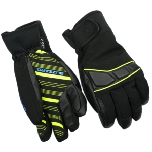 Lyžiarske rukavice - BLIZZARD-Profi ski gloves, black/neon yellow/blue Čierna 9