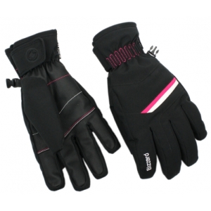 Dámske lyžiarske rukavice - BLIZZARD-Viva Plose ski gloves, black/white/pink 20 Čierna 6