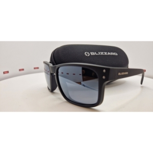 Športové okuliare - BLIZZARD-Sun glasses POLSC606111, rubber black + gun decor points, 65 Čierna 65-17-135 2