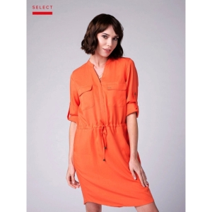 Dámske šaty - VOLCANO-G-ALIS-ORANGE Oranžová XS