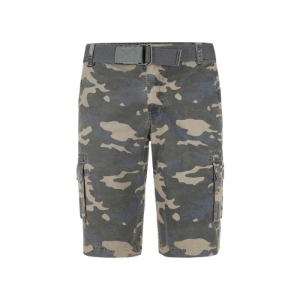 Pánske kraťasy - VOLCANO-P-ENYO 3-KHAKI Camo S