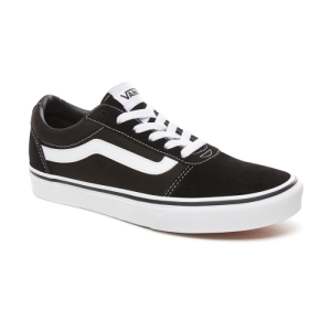 Dámska rekreačná obuv - VANS-WM Ward-(SUEDE/CANVAS)BLACK/WHITE Čierna 36,5