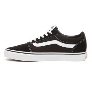 Pánska rekreačná obuv - VANS-MN Ward-(Suede Canvas) black/whit Čierna 42,5 2