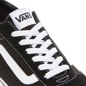 Pánska rekreačná obuv - VANS-MN Ward-(Suede Canvas) black/whit Čierna 42,5 3