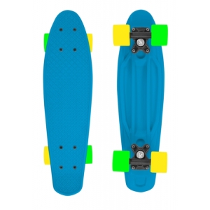 Skateboard - FIZZ-BOARD Blue, Orange, modrý 80 Kg 5+ Modrá