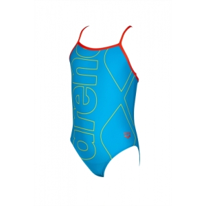 Dievčenské plavecké jednodielne plavky - ARENA-KIDS GIRL ONE PIECE Blue II Modrá 110 1