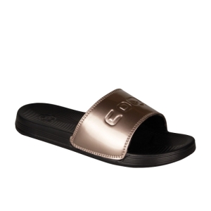Dámske šlapky (plážová obuv) - COQUI-Sana black/bronze Čierna 41