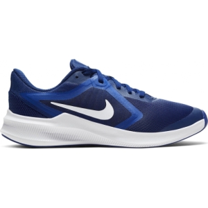 Juniorská športová obuv (tréningová) - NIKE-Downshifter 10 GS deep royal blue/white/hyper blue Modrá 37,5