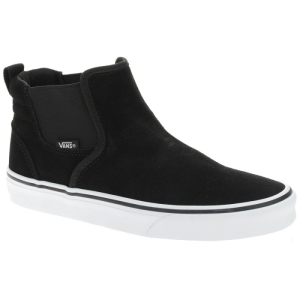 Dámska vychádzková obuv - VANS-WM Asher MI-(Suede) black/white Čierna 36,5