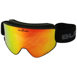 Lyžiarske okuliare - BLIZZARD-Ski Gog. 912 MDAVPO, black matt, smoke2, silver mirror, pol Čierna UNI