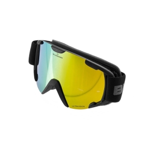 Lyžiarske okuliare - BLIZZARD-Ski Gog. 938 MAVZO, black matt, smoke, yellow revo, antifog Čierna UNI 1