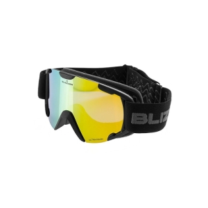 Lyžiarske okuliare - BLIZZARD-Ski Gog. 938 MAVZO, black matt, smoke, yellow revo, antifog Čierna UNI 2