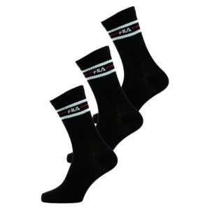 Ponožky - FILA-F9092 SOCKS 3-PACK-200 BLACK Čierna 35/38