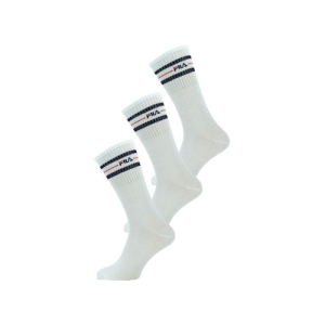 Ponožky - FILA-F9092 SOCKS 3-PACK-300 WHITE Biela 35/38