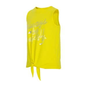 Dievčenské tielko - 4F-GIRLS-t-shirt-HJL21-JTSD013B-71S-Yellow Žltá 164