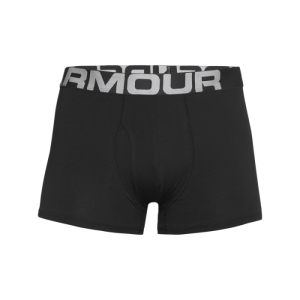 Pánske boxerky - UNDER ARMOUR-UA Charged Cotton 3in 3 Pack-BLK 001 Čierna L 1