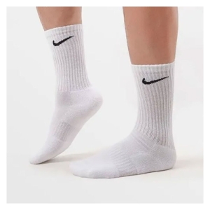 Ponožky - NIKE-U NK EVERYDAY LTWT CREW 3PR-White Biela 38/42 4