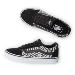 Dámska vychádzková obuv - VANS-WM Ward MTLC ZBR black/white Čierna 38,5 4