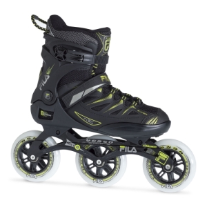 Kolieskové korčule - FILA SKATES-GHIBLI VERSO BLACK/LIME (Bez brzdy) Čierna 45,5 2021