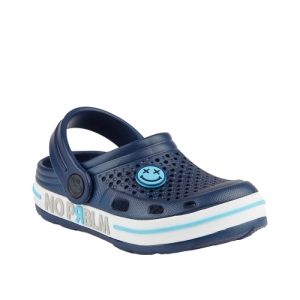 Detské kroksy (rekreačná obuv) - COQUI-Lindo navy/white Modrá 26/27