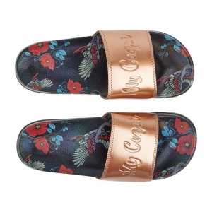 Dámske žabky (plážová obuv) - COQUI-Cleo birds/bronze Mix 41 2