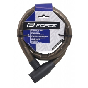Zámok na bicykel - FORCE-ROLLERS 800/18 Čierna 1
