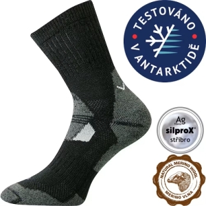Turistické ponožky - VOXX-Stabil CLIMAYARN-black Čierna 43/46 1