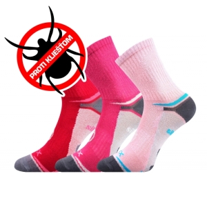 Dievčenské turistické repelentné ponožky - VOXX-Optifanik 03-Pink/Magenta/Raspberry Ružová 35/38