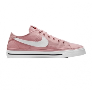 Dámska rekreačná obuv - NIKE-WMNS Court Legacy Canvas pink glaze/black/team orange/white Ružová 40,5