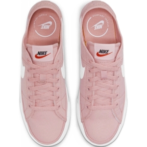 Dámska rekreačná obuv - NIKE-WMNS Court Legacy Canvas pink glaze/black/team orange/white Ružová 40,5 2