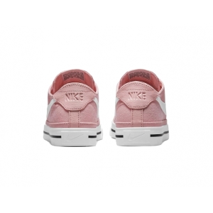 Dámska rekreačná obuv - NIKE-WMNS Court Legacy Canvas pink glaze/black/team orange/white Ružová 40,5 3