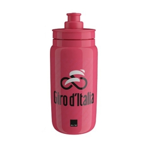 Fľaša na bicykel - ELITE-FLY Giro 2021 Iconic ružová 550 ml Ružová 0,55L
